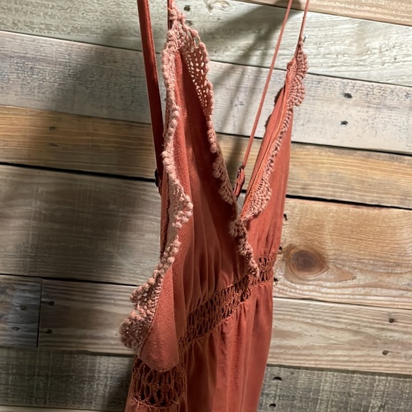 BILLABONG Burnt Orange Jumpsuit. Size M NWT - Picture 10 of 13